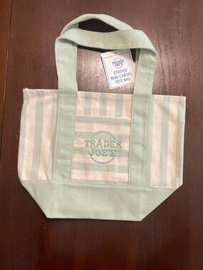 New Edition Summer 2026 Trader Joe’s Mini Tote Bags - Light Green